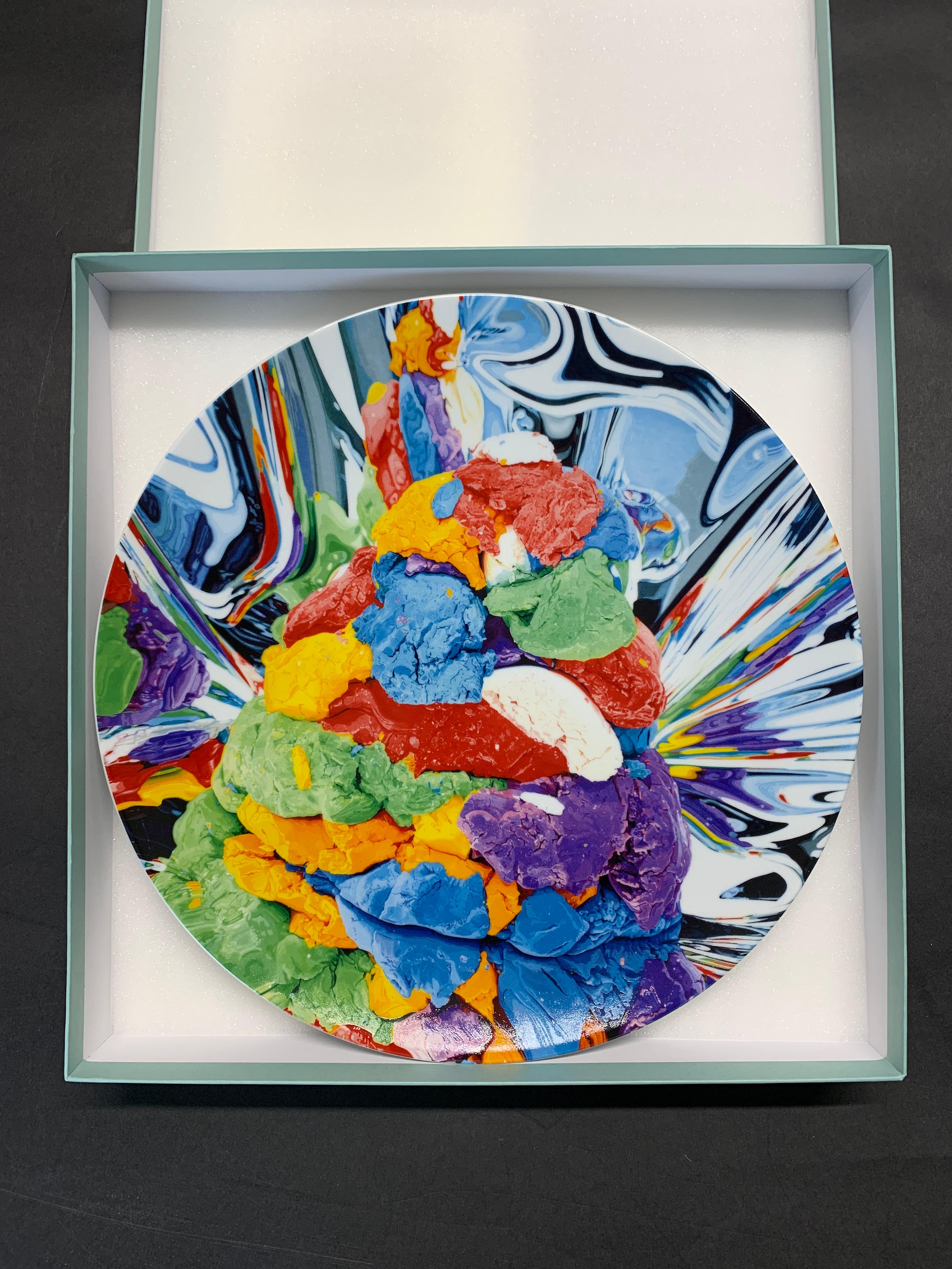 Assiette Coupe Play D'Oh de Jeff Koons,  Porcelaine de Limoges, Art Contemporary en vente 6