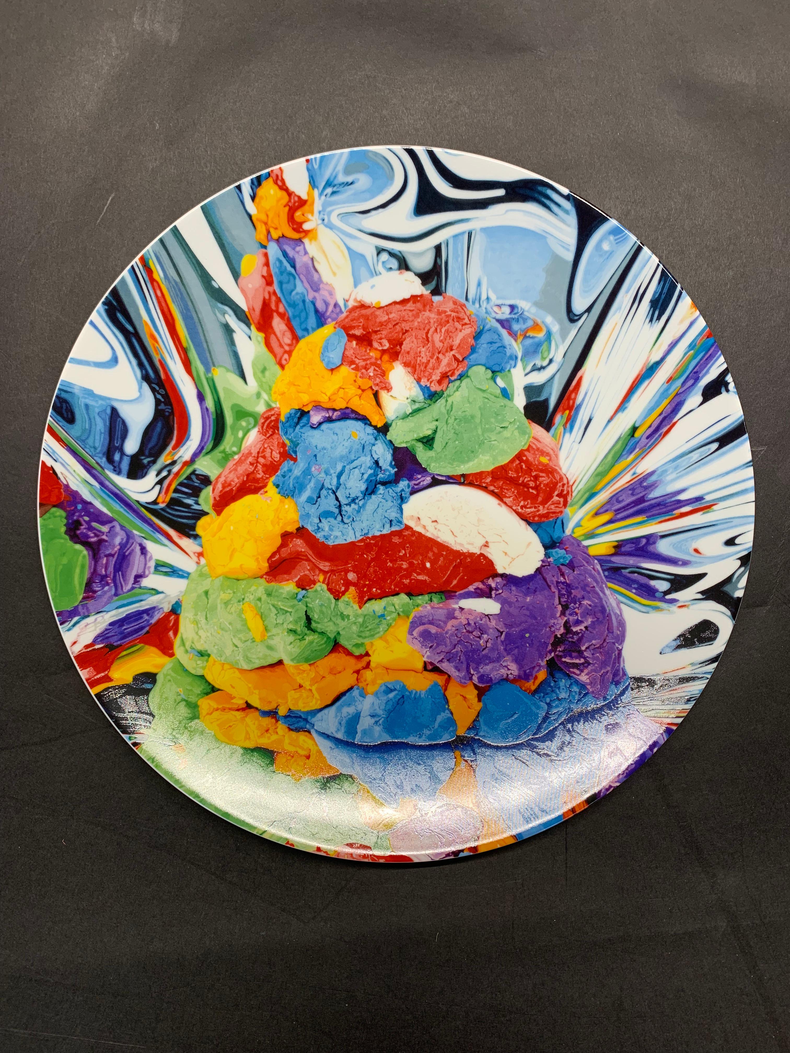 Assiette Coupe Play D'Oh de Jeff Koons,  Porcelaine de Limoges, Art Contemporary en vente 7