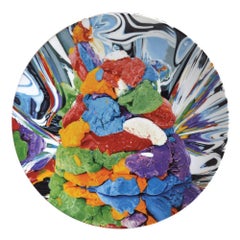 Assiette Coupe Play D'Oh de Jeff Koons,  Porcelaine de Limoges, Art Contemporary