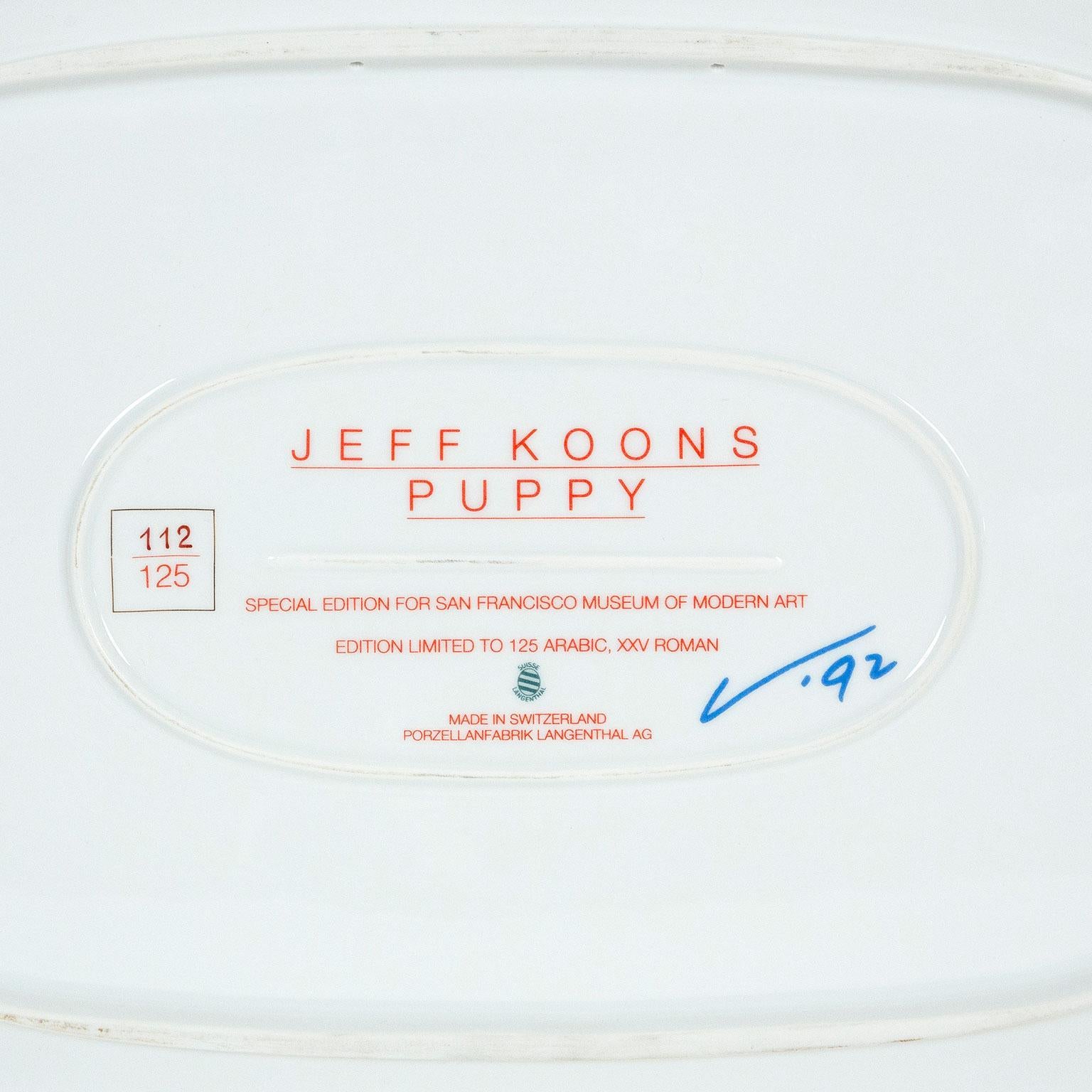 jeff koons puppy 1992