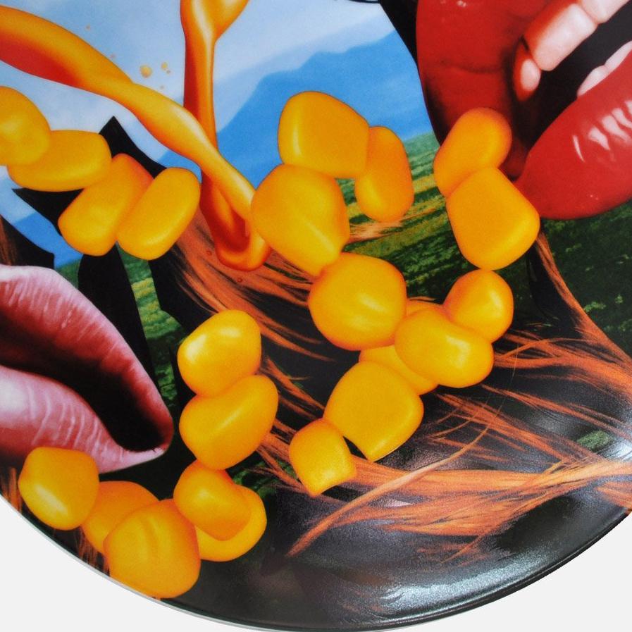 Artist:  Koons, Jeff
Title:  Service plate 1
Date:  2012
Medium:  serigraph on white porcelain
Signature:  Stamped signature & number on bottom
Edition:  /2500