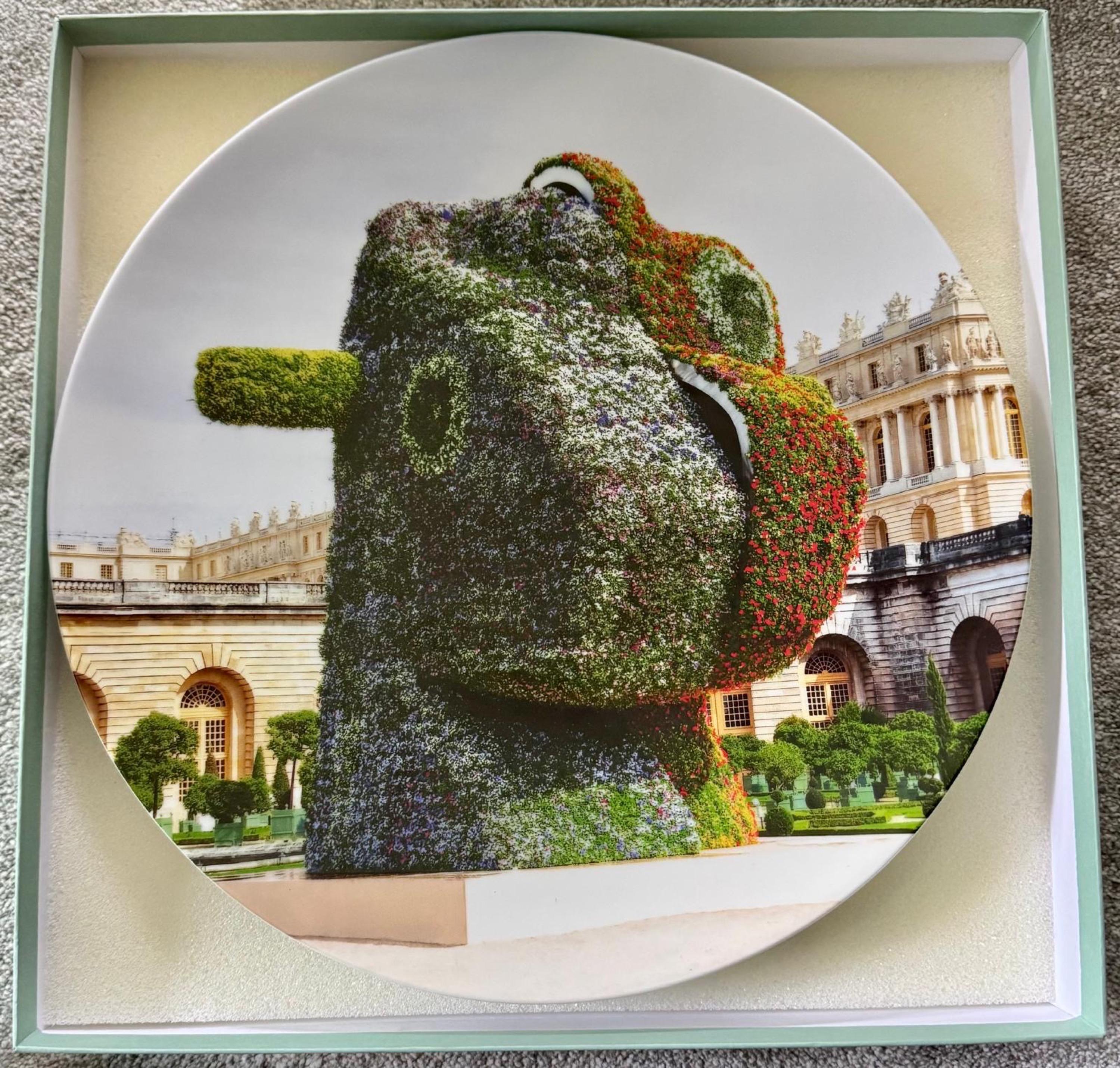 Split Rocker (Hand-signed and finished), Jeff Koons signed plate For Sale 4