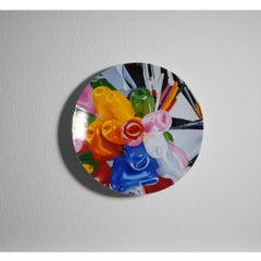 Tulips Coupe Plate - Jeff Koons, Contemporary, Glazed Porcelain, Decoration