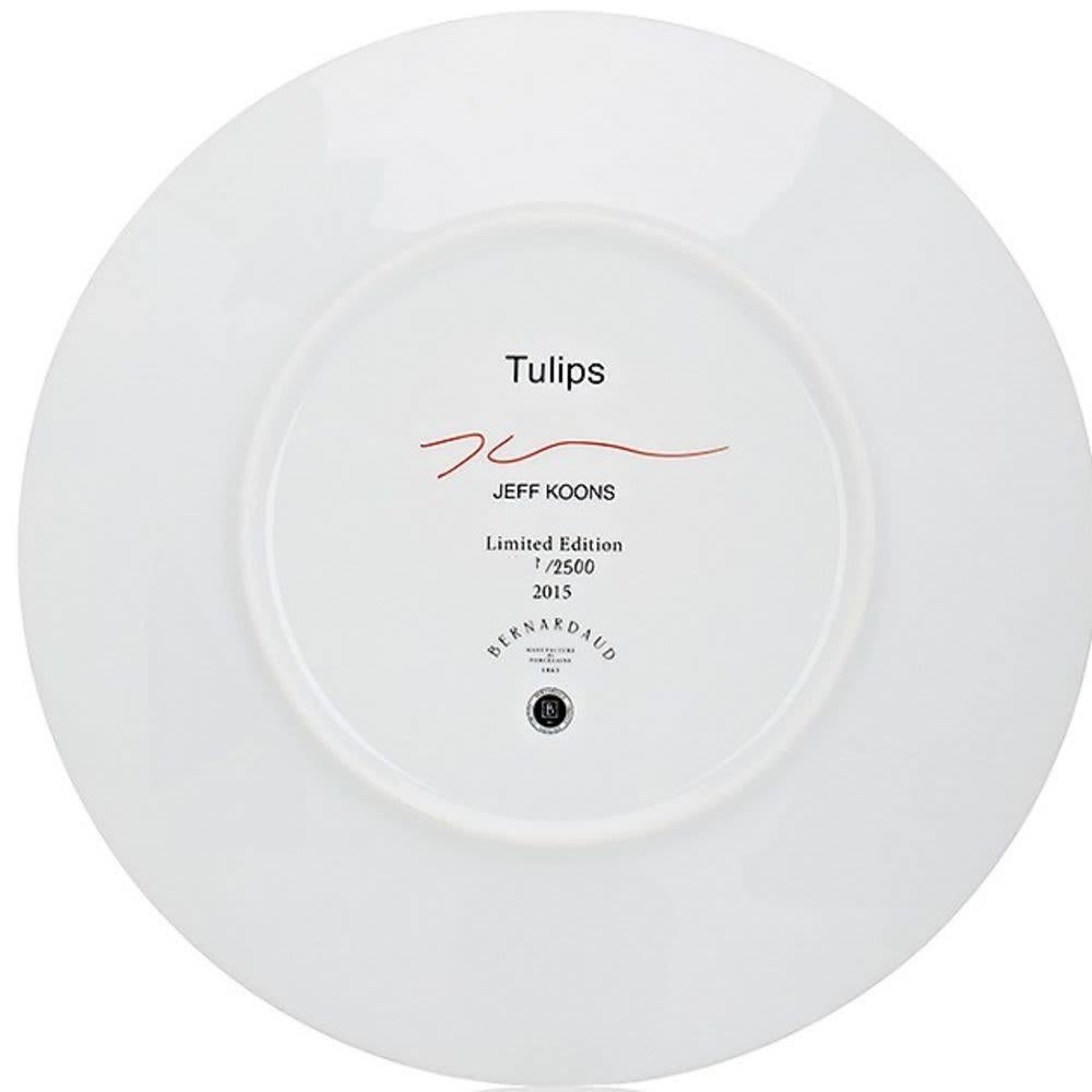 Tulips Coupe Plate - Jeff Koons, Contemporary, Glazed Porcelain, Decoration 3