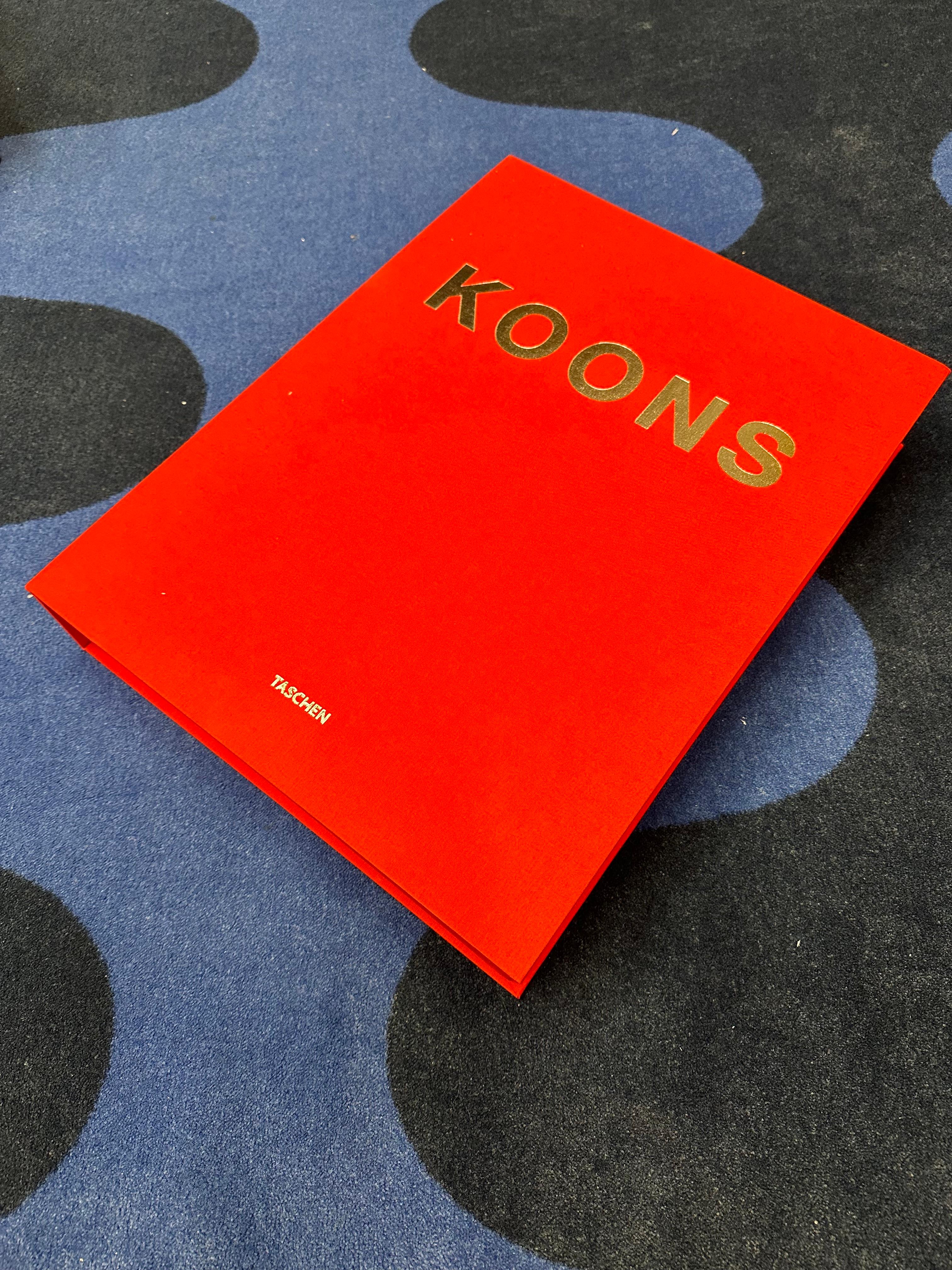 Livre en édition limitée signé Jeff Koons, Taschen, grande taille dans une boîte à clapet Excellent état - En vente à PARIS, FR