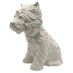Jeff Koons, „Puppy Vase“ aus weißem Porzellan, Auflage 2797/3000, um 1998