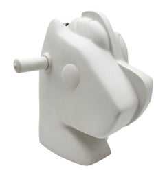 Jeff Koons, weiße Porzellanvase „Split Rocker“, Auflage 0355/3500, um 2012