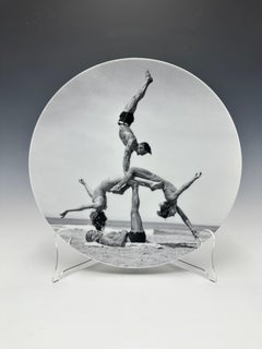 Jeff Koons "WOW" porcelain plate by Bernadaud