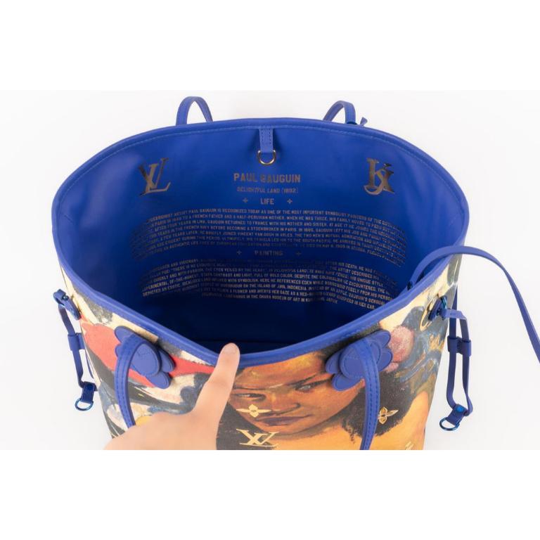Jeff Koons x Louis Vuitton - Sac en toile « Neverfull », 2017 en vente 5