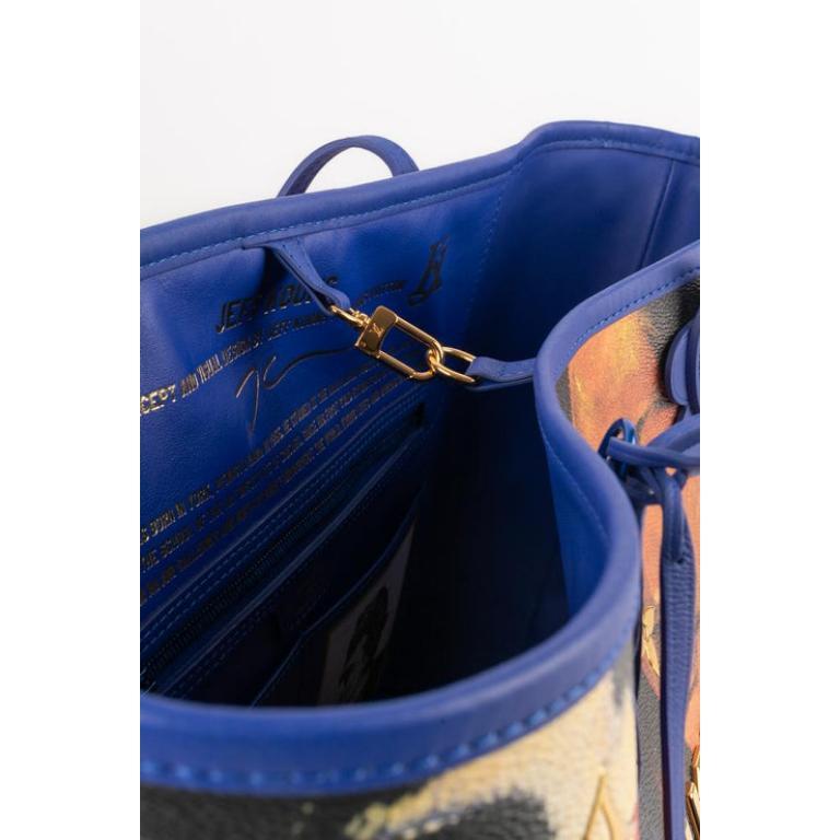 Jeff Koons x Louis Vuitton - Sac en toile « Neverfull », 2017 en vente 8