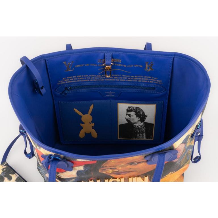 Jeff Koons x Louis Vuitton - Sac en toile « Neverfull », 2017 en vente 9