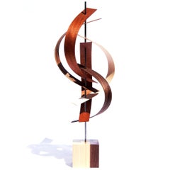 Mid-Century Modern Inspired, Original, Contemporary, Wood Sculpture by Jeff L.