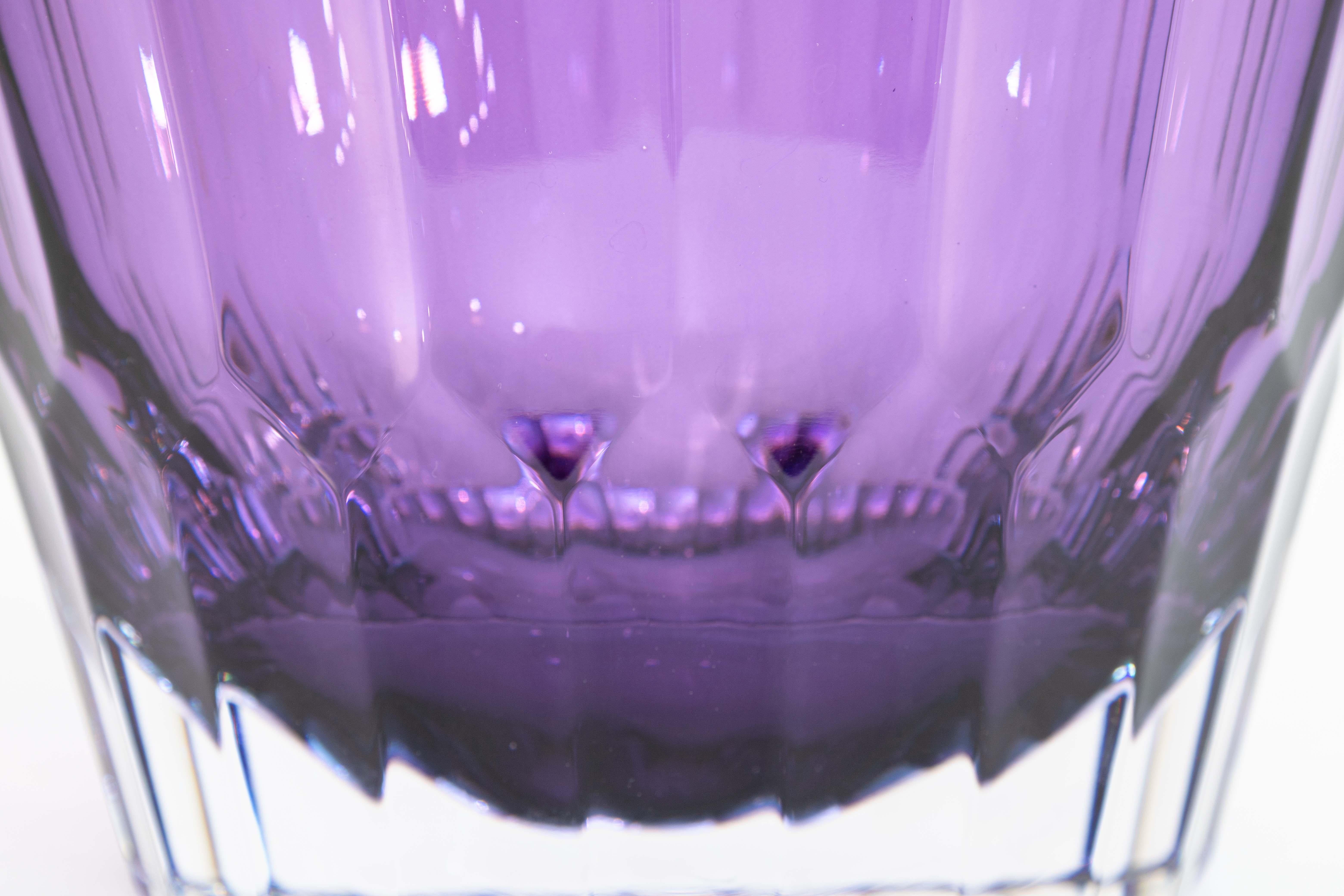 Jeff Leatham für Waterford Icon Lila Amethyst Bleikristall 9