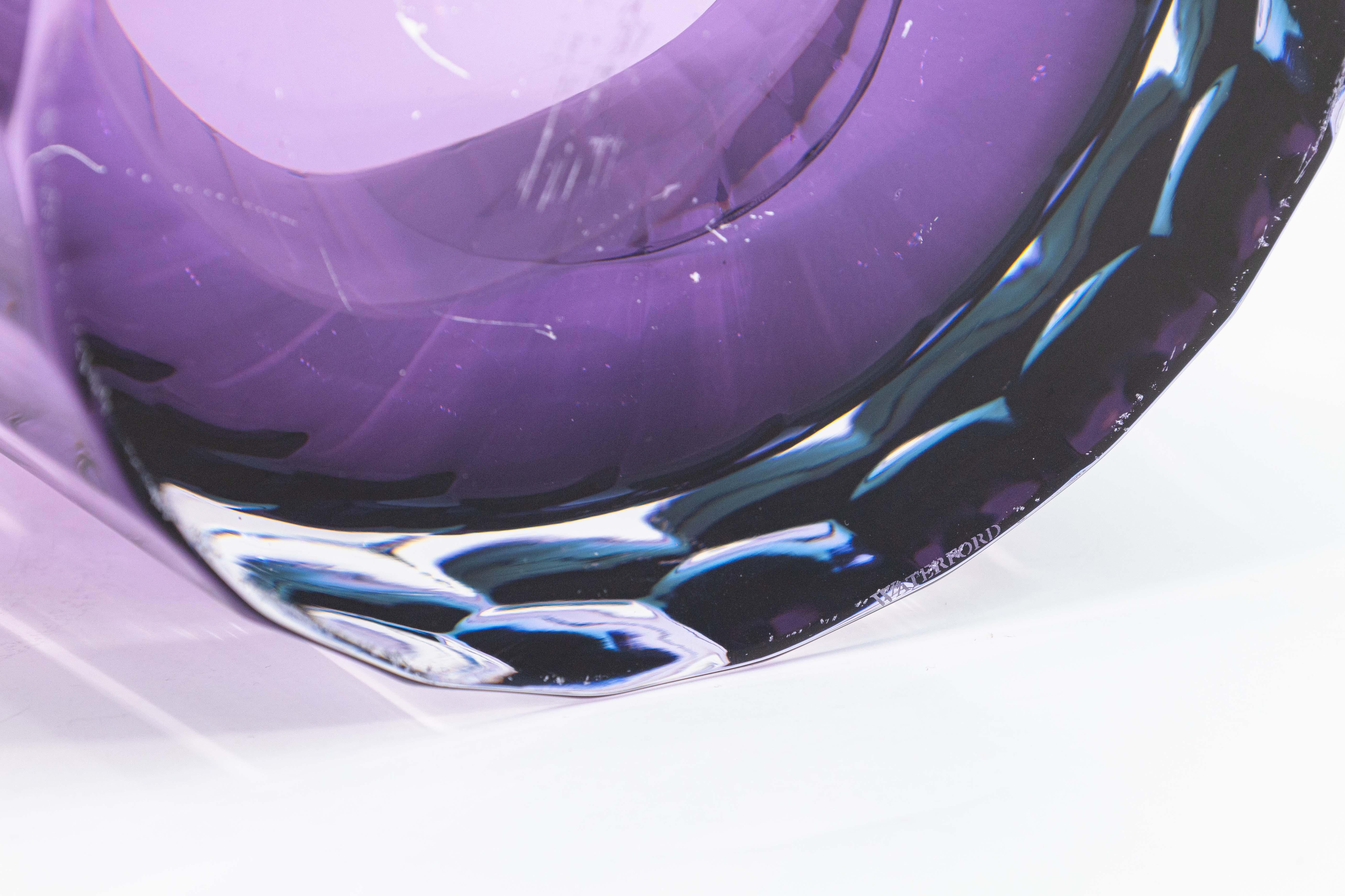 Jeff Leatham für Waterford Icon Lila Amethyst Bleikristall 9