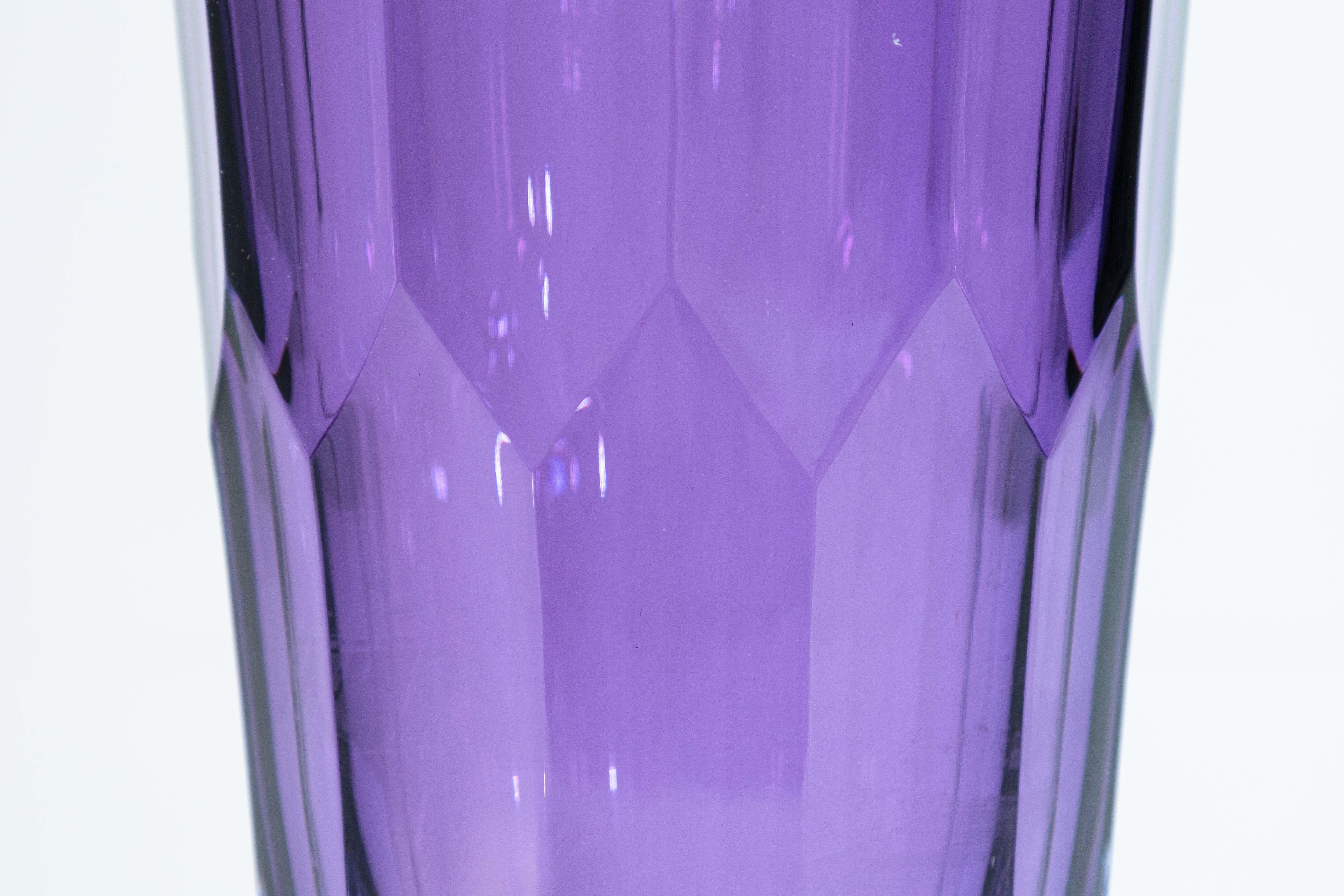 Jeff Leatham für Waterford Icon Lila Amethyst Bleikristall Dekorative 10