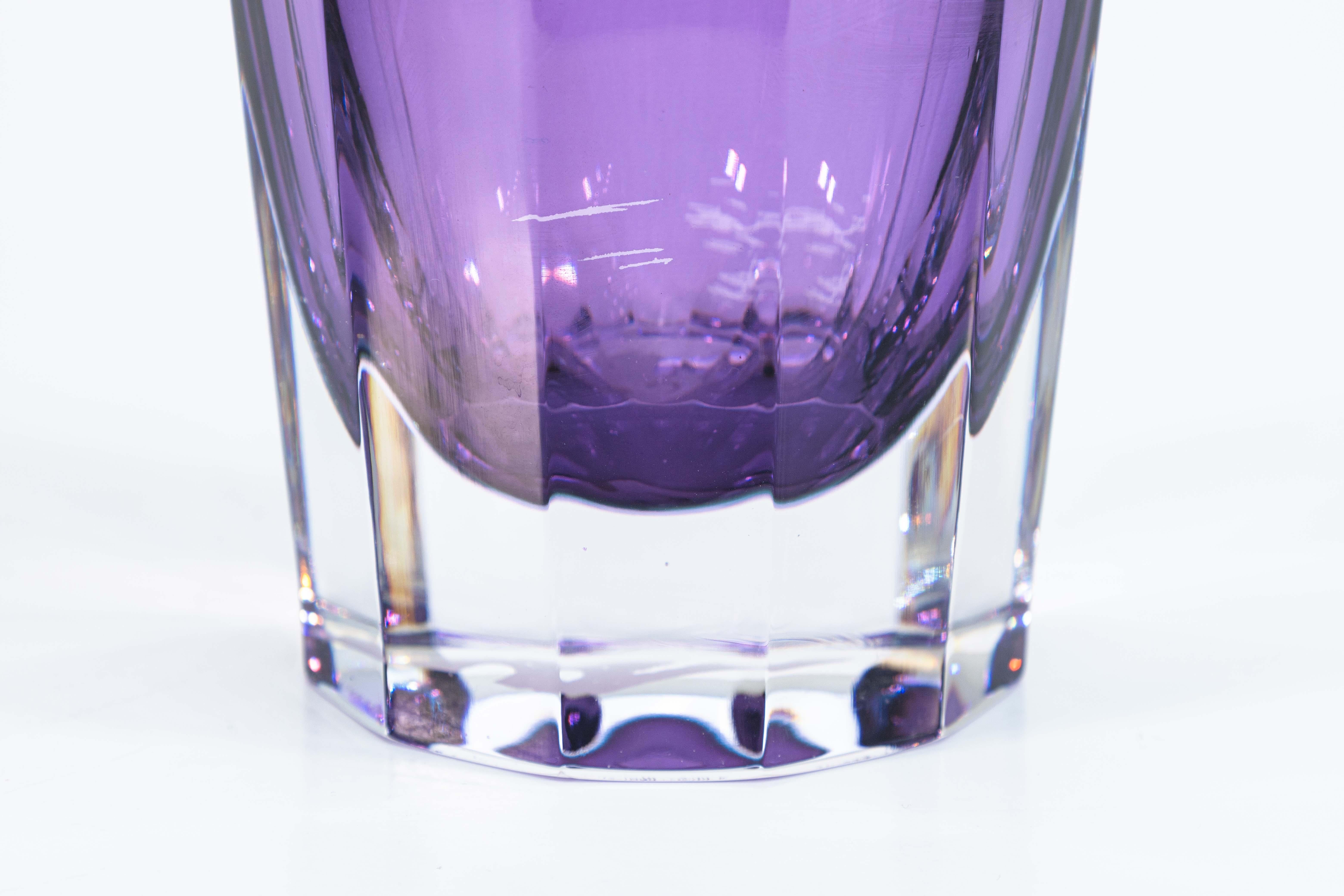 Jeff Leatham für Waterford Icon Lila Amethyst Bleikristall Dekorative 10