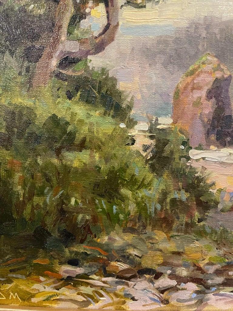 Gerahmtes Ölgemälde auf Leinwand „Trinidad Bay - Eureka“, Strandszene, Jeff Markowsky, gerahmt im Angebot 9
