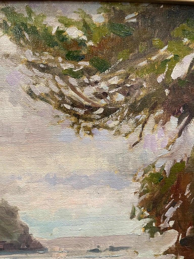 Gerahmtes Ölgemälde auf Leinwand „Trinidad Bay - Eureka“, Strandszene, Jeff Markowsky, gerahmt im Angebot 6