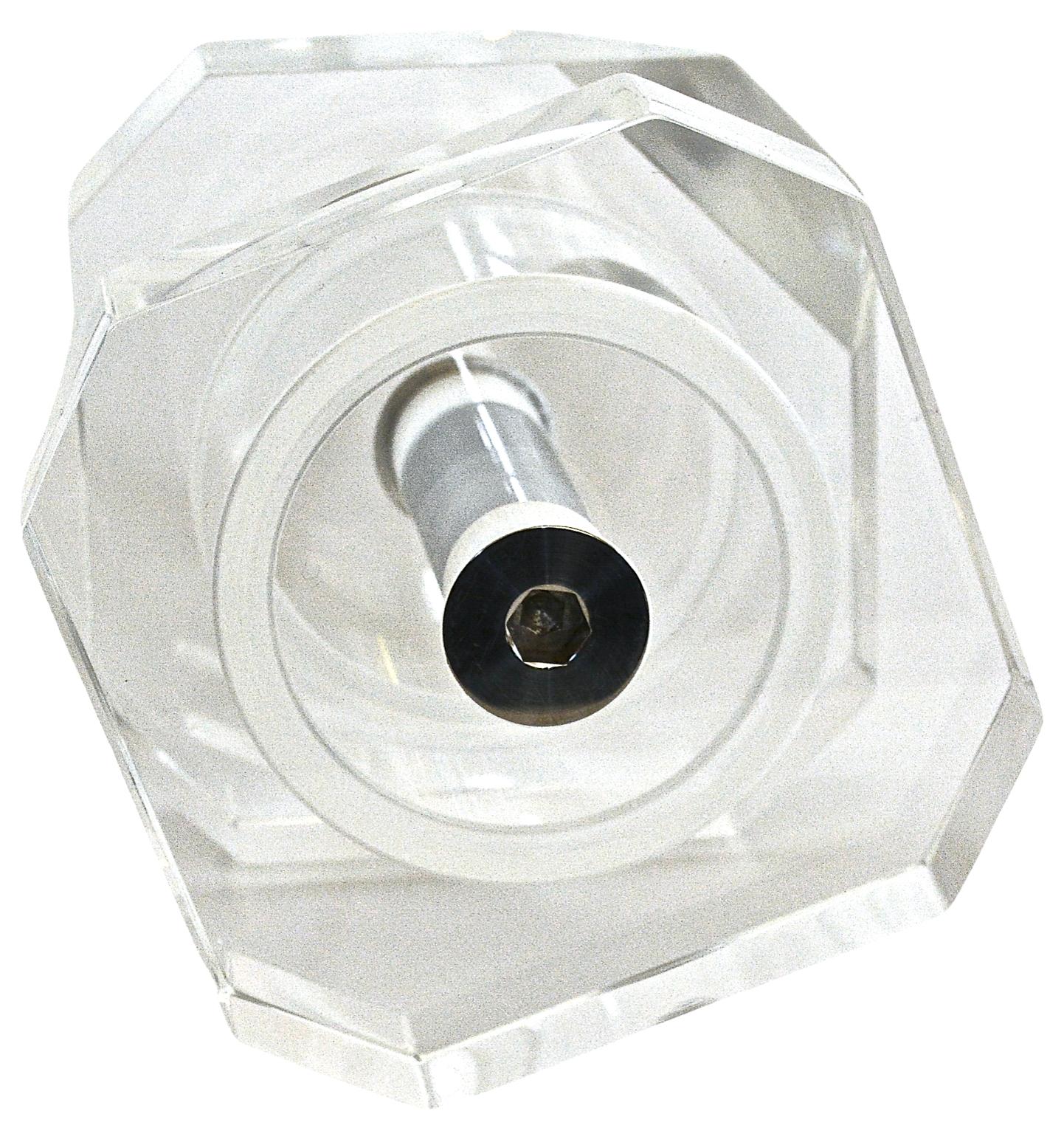 Due rare sculture geometriche moderne in lucite e acciaio di Jeff Messerschmidt 1972 in vendita 11