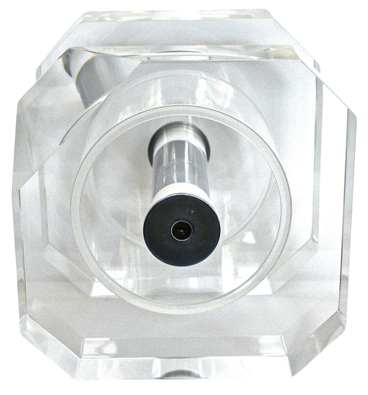Due rare sculture geometriche moderne in lucite e acciaio di Jeff Messerschmidt 1972 in vendita 3