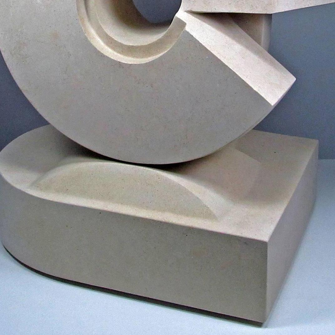 Interior Monologue  - Gray Abstract Sculpture by Jeff Metz