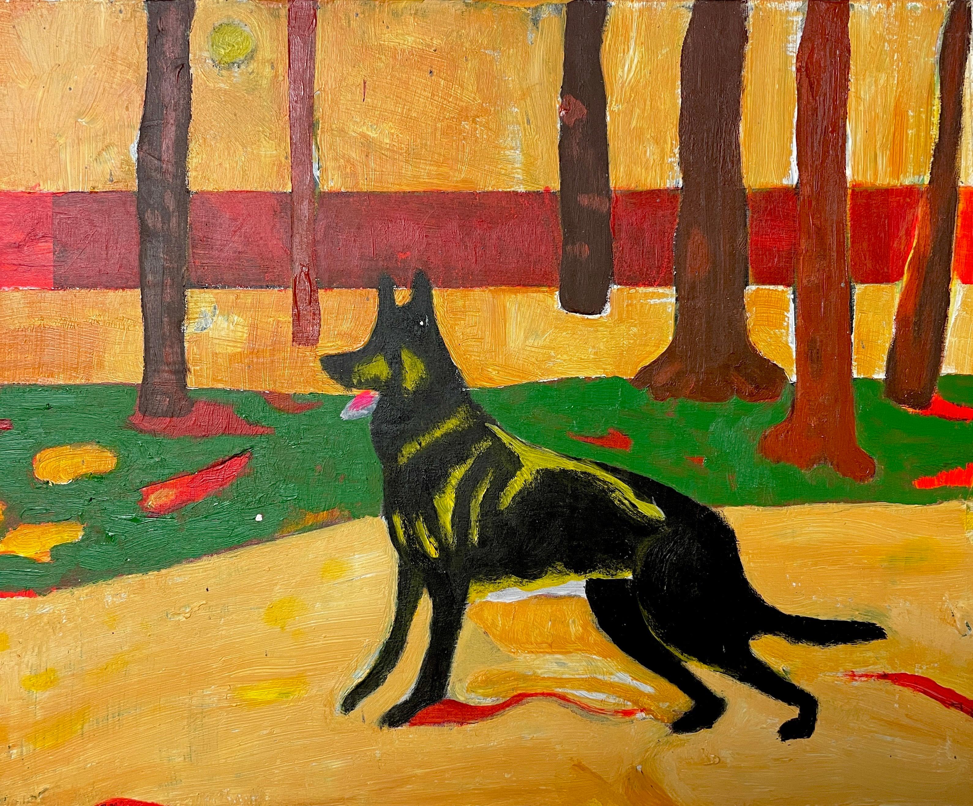 Jeff Nachtigall Animal Painting – Paul