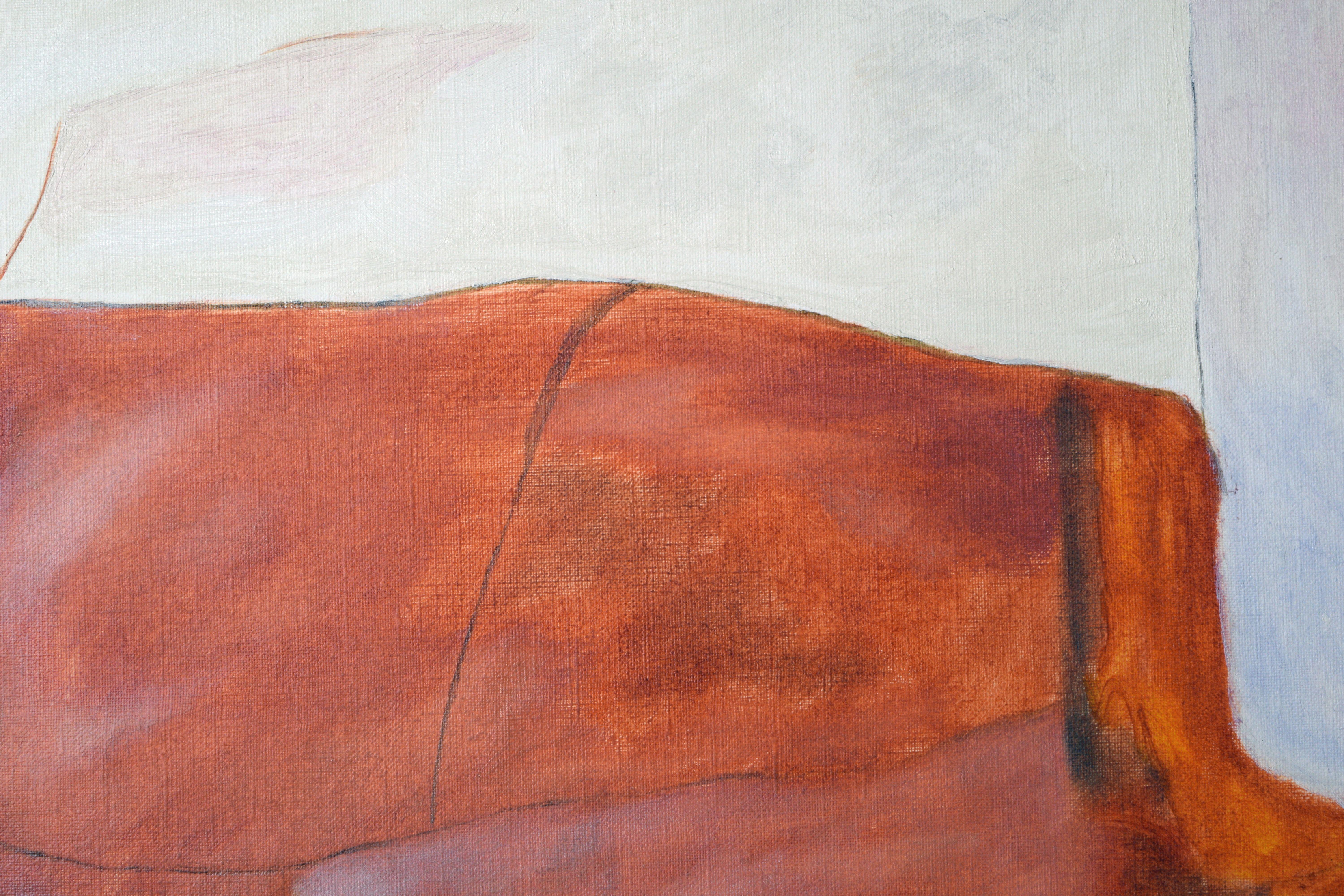 Marfa #2, Painting, Oil on Paper For Sale 1