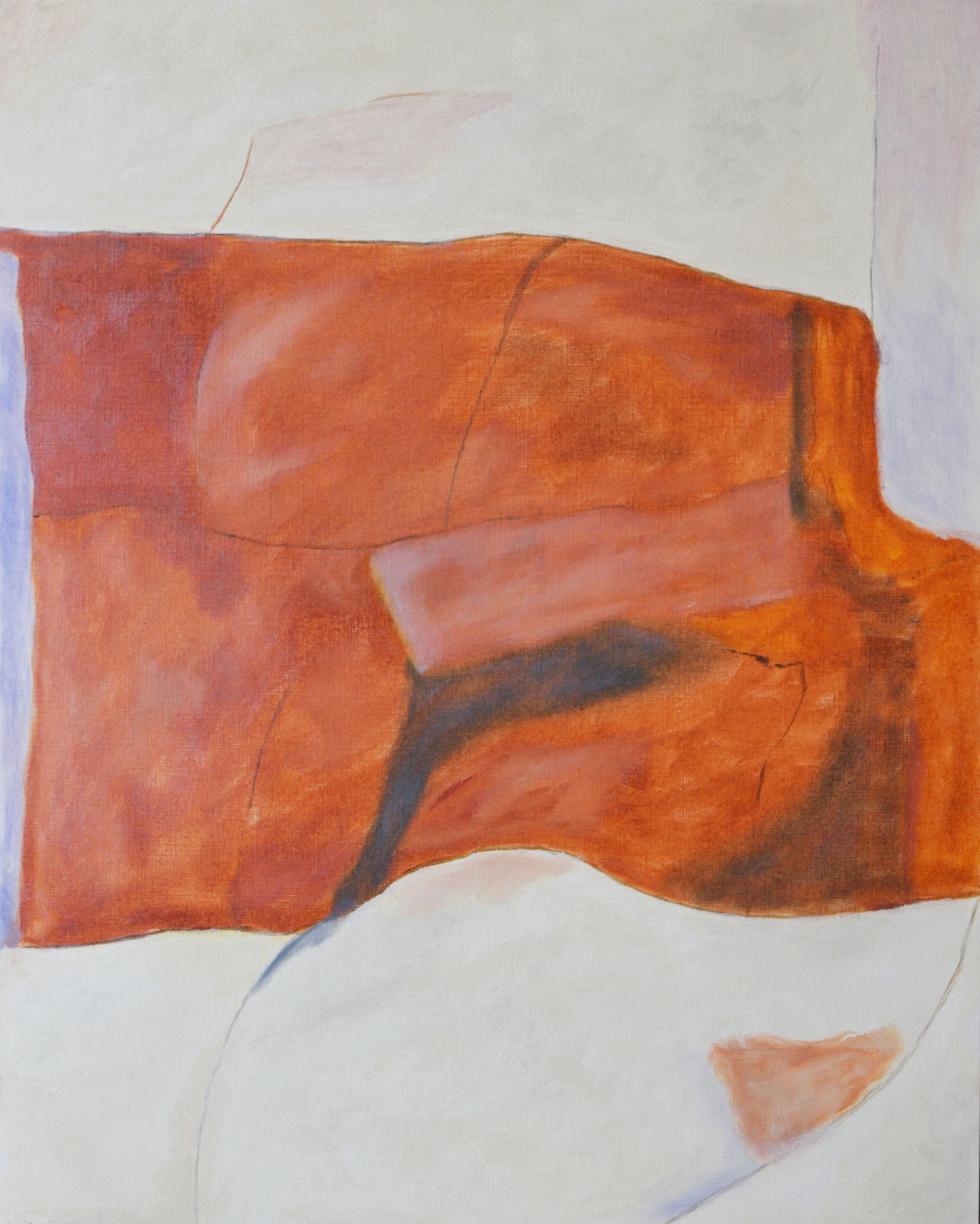Jeff Pugh Abstract Painting – Marfa #2, Gemälde, Öl auf Papier