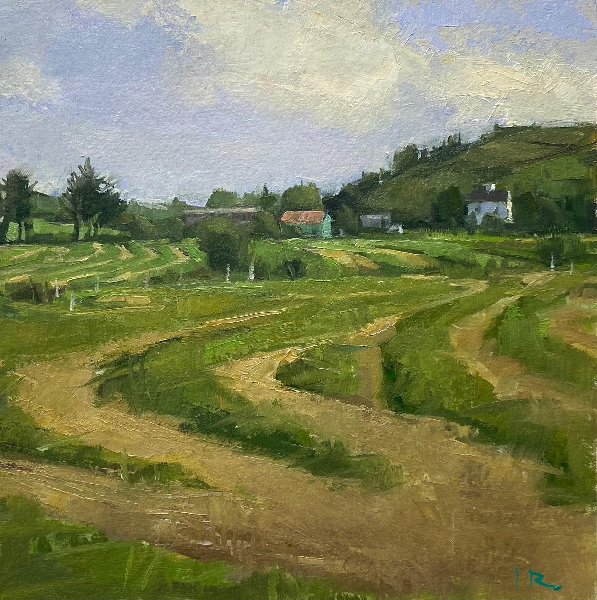 Jeff Reed Landscape Painting - Cut Fields