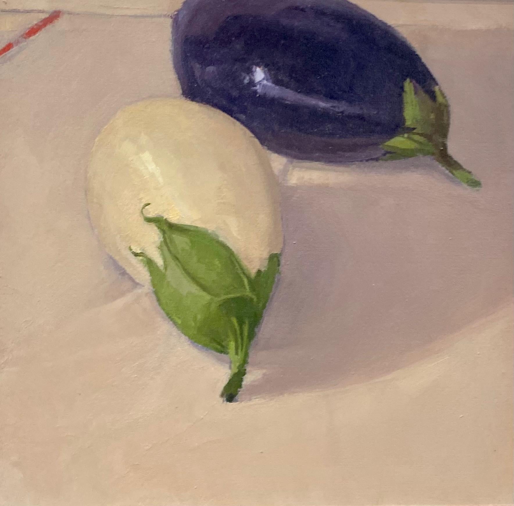 Jeff Reed Landscape Painting - Eggplants