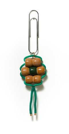 Perline di gres smaltato "Beaded Flower 5", Ceramica, Flora da appendere