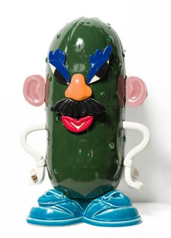 „Pretty Pickle“ Steingut, Keramik, Essen, Kinderspielzeugmotiv, Humor