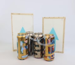 Beer Can 3 (ceramic sculpture)