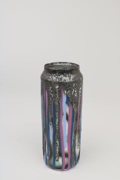 Beer Can 3 (ceramic sculpture)