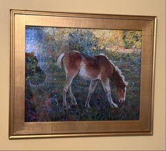 "Little Spunkaroo" - Expressionist Soft Pastel Painting on Sanded Paper