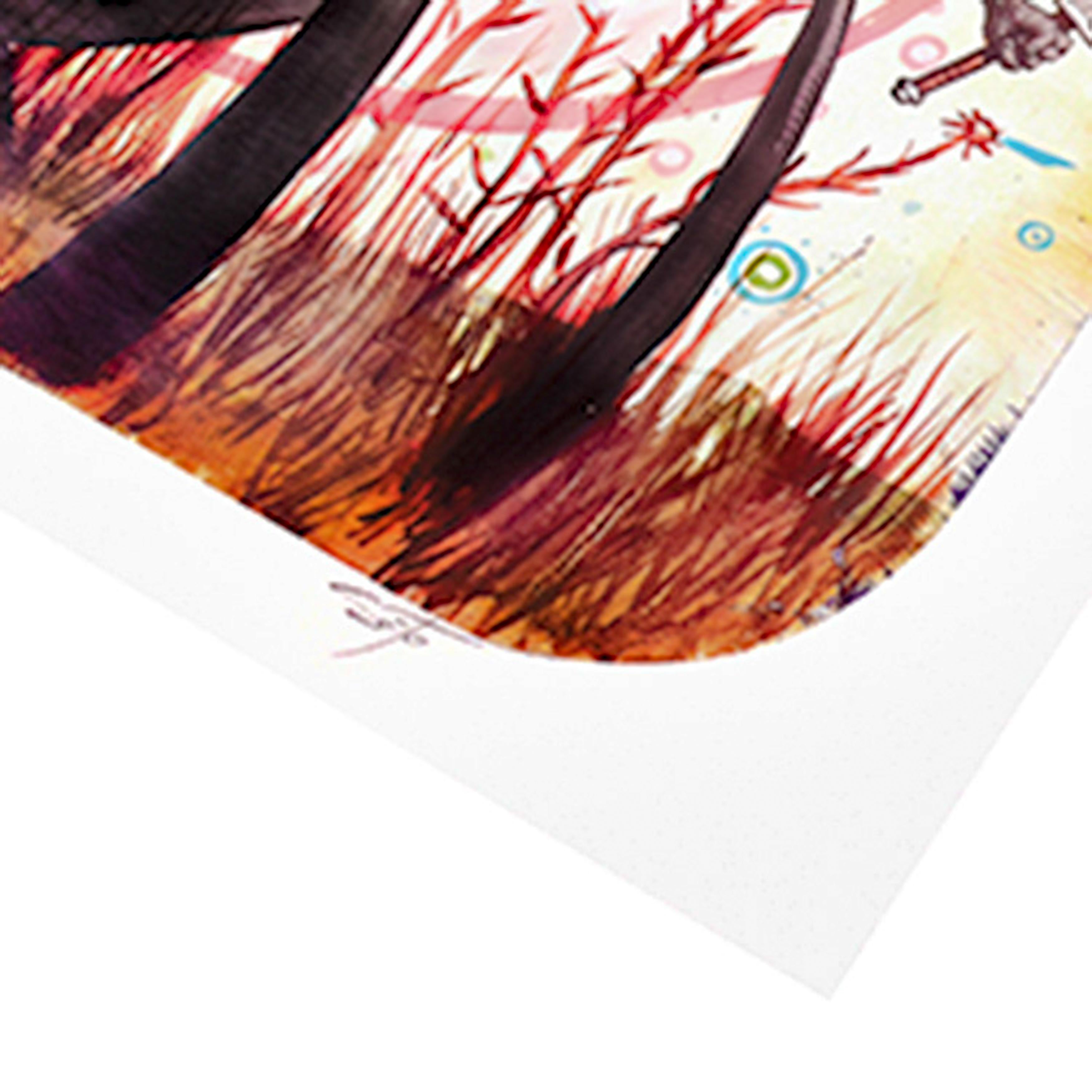 Handnummeriert und signiert von Jeff Soto.
Künstlergeprüfte Auflage von 50 Stück.
Offsetlithographie in Farben.
Gedruckt auf mattem Patina-Papier.
Artists Proofs werden auch als APs bezeichnet und sind noch stärker limitiert als die Standardausgabe.