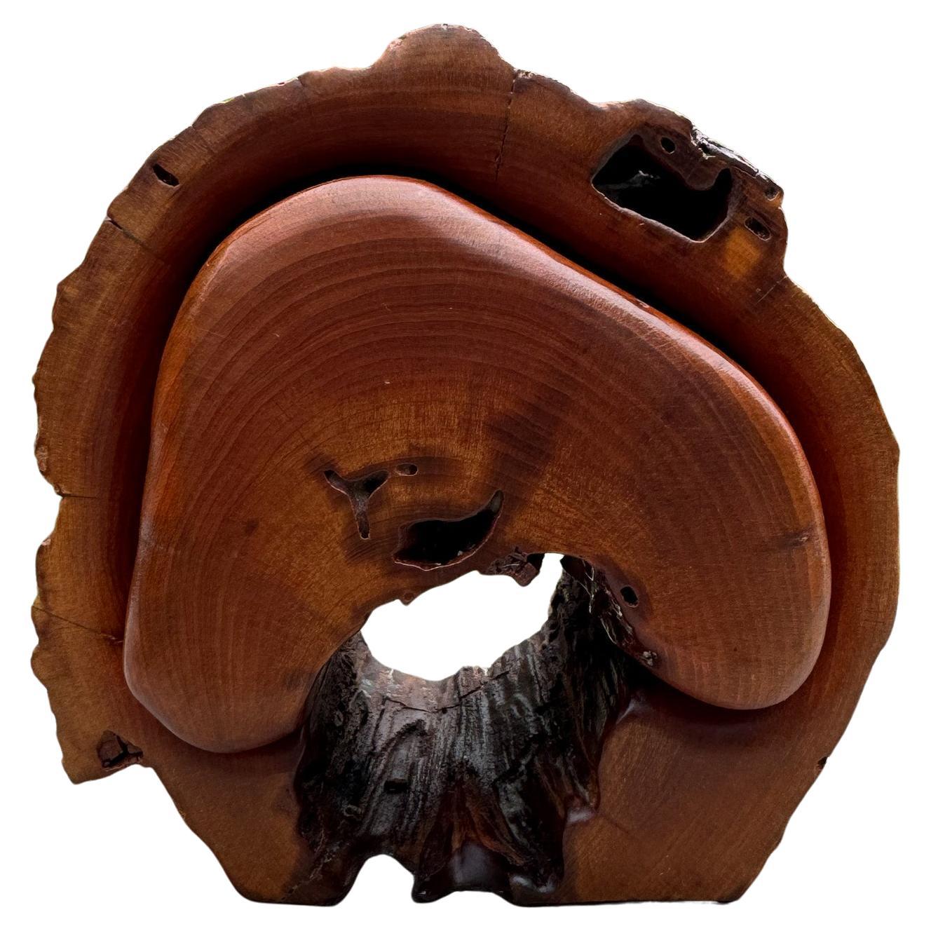 Joyero de madera escultórico Jeff Trag, 1988
