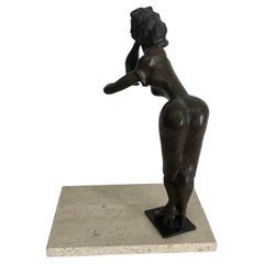 Jeff Tritel (b. 1949) - "30's" - Figurative Bronze Sculpture of Voluptuous Fem