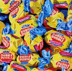 DUBBLE BUBBLE - acrylic on canvas