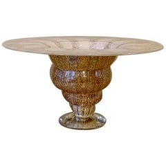 Jeff Zimmerman for Tiffany & Co. Blown Glass Shell Footed Compote