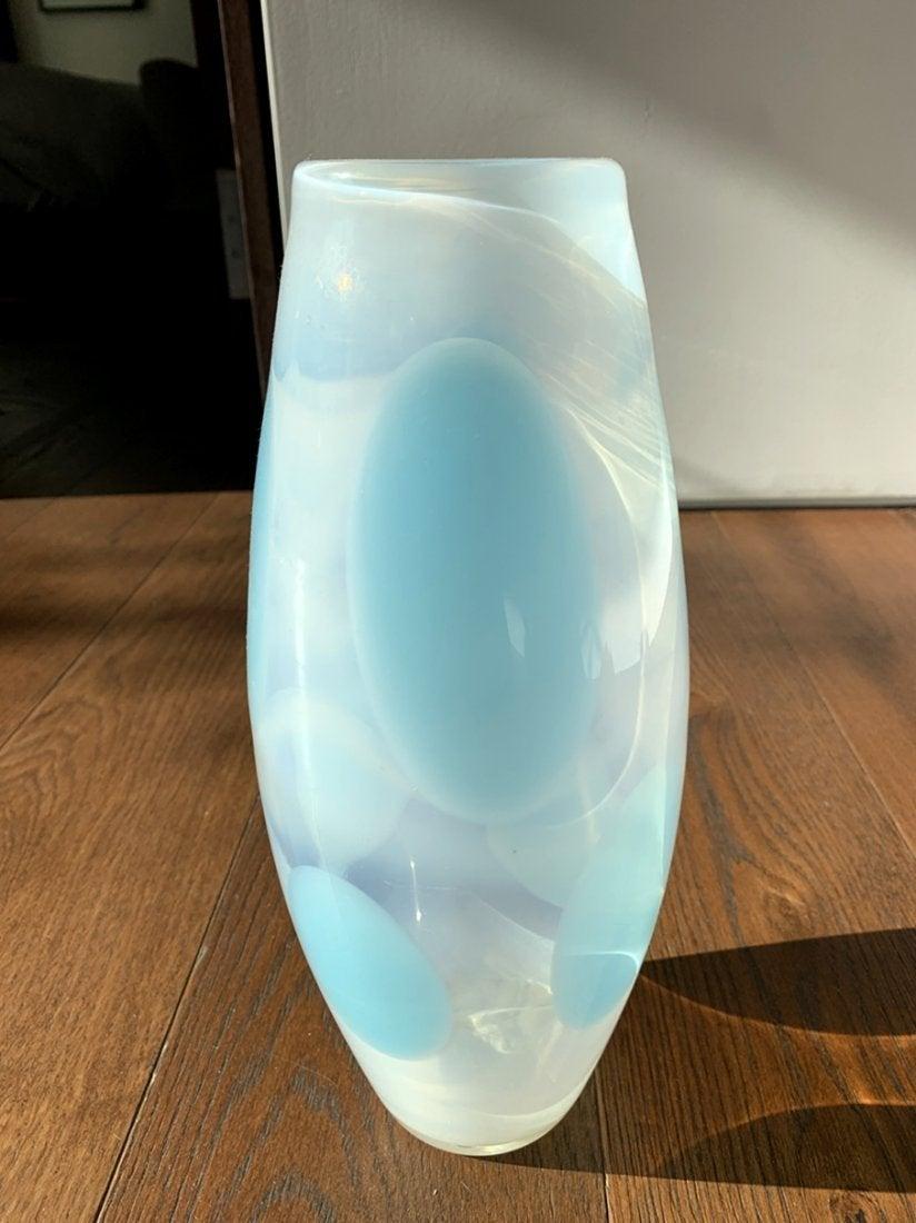 American Jeff Zimmerman Glass Vase Designed Exclusively for Tiffany and Co.