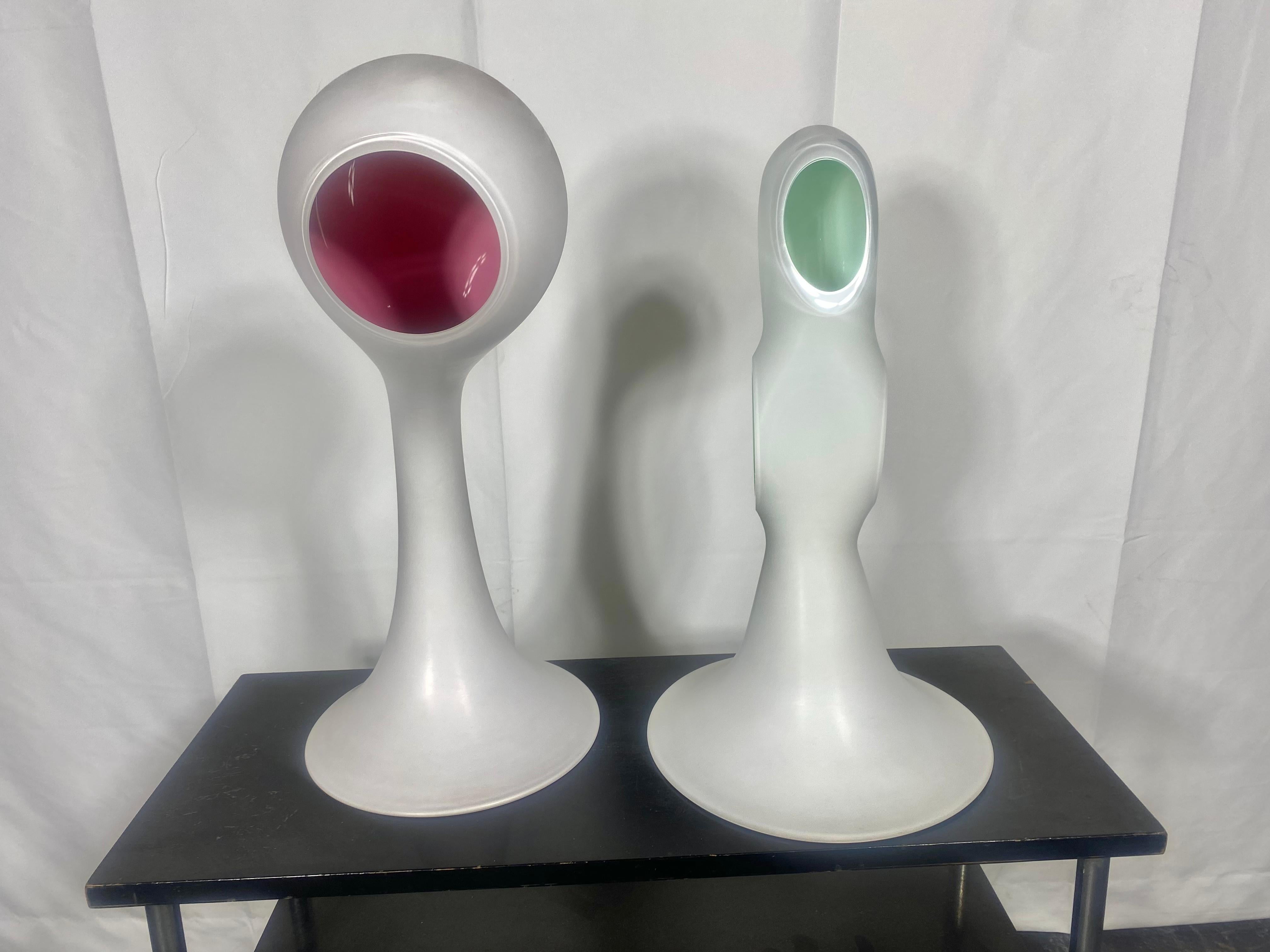 Modern Jeff Zimmerman  Morphos Art Glass sculptures R & Company NY c.2002 For Sale