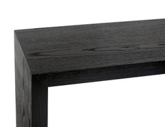 Jefferson Console Waterfall Black Wood