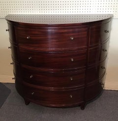 "Jefferson" Demilune Commode Chest by Thomas Pheasant for Baker