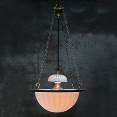 Jefferson Moonstone Plafonnier Pendant Light English Art Deco 1920s