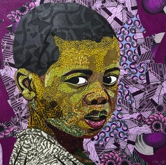 Emotional Look 2 (Fabric on canvas)