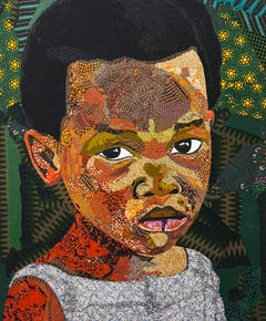Emotional Look (Fabric on canvas)