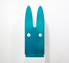 "Escultura abstracta de acero "Conejito