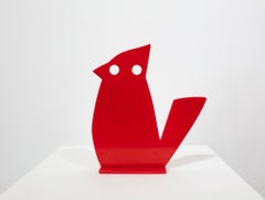 "Escultura abstracta de acero "Mini Cardenal
