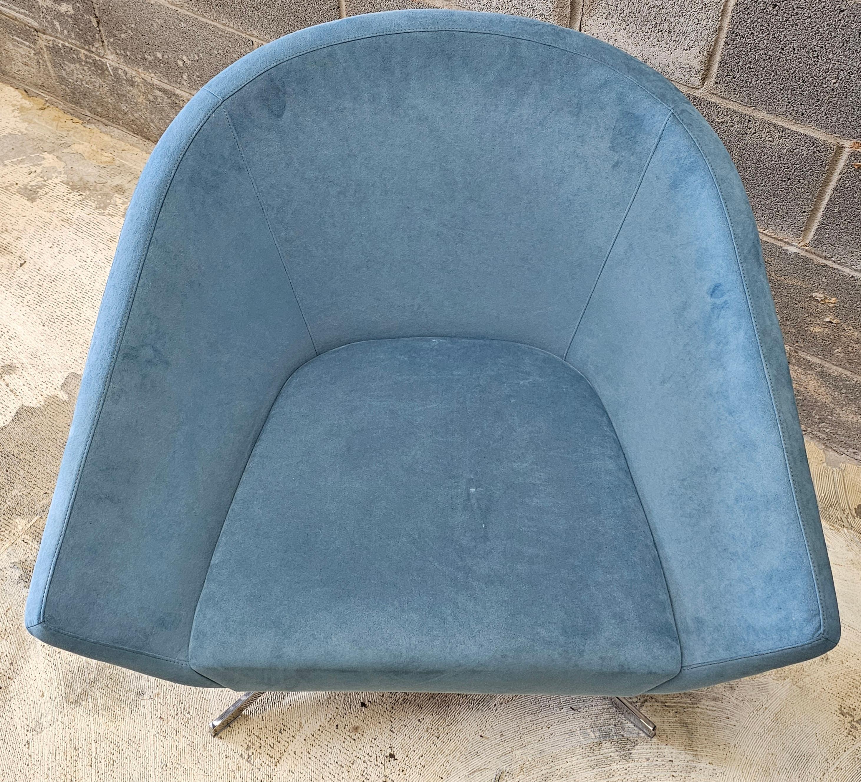 Jeffrey Bernett para Bernhardt Remy Sillón Giratorio Tapizado en Piel, Pareja Otro en venta